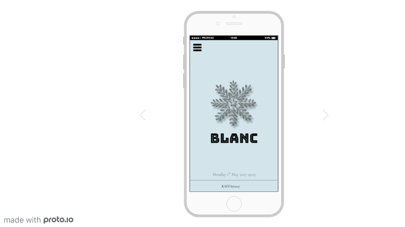 our app; Blanc, in french it means White :) 