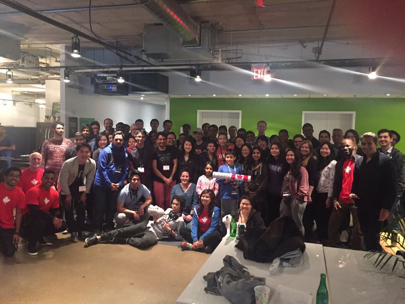 Group Picture of the Space Apps Toronto Participants