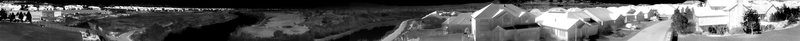 Panorama view from the thermal radar