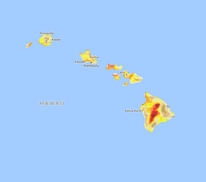 Solar Radiation on Hawaii