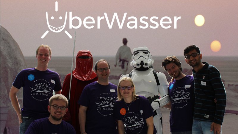 The awesome team UberWasser - After doing a 180 and choosing a second challenge there was no time to give updates during the intense weekend